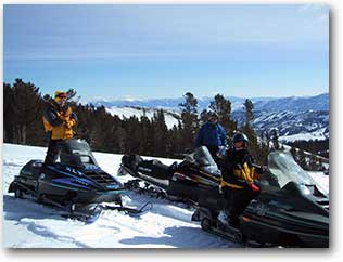 Idaho Snowmobiling on Baldy Mountain near MCE Idaho Mountain properties for sale