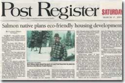 Premier Idaho Mountain Property For Sale written in Post Register News