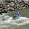 Exciting anticipation builds as this group approaches the Salmon River white water.