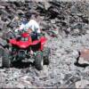 Idaho ATV Trails and Montana ATV Trails - Returning on the trail over the Continental Davide to Miner Lakes