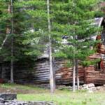 Cabin to explore at Ghost Town of Coolidge, Montana just over the hill from Mooe Creek Estates.