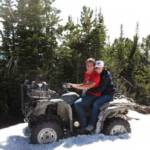 Idaho 4wheeling in snow driver at 10,500'